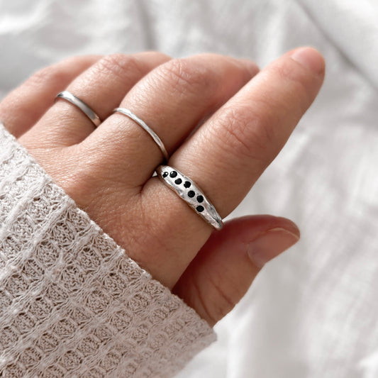 Sapphire Confetti Ring